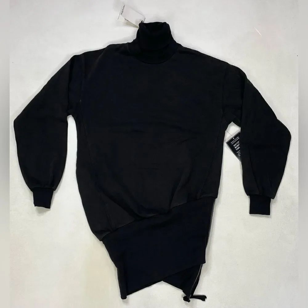 Retrofete Desreen Sweater Dress Women XS Black FW20-2989 NWT